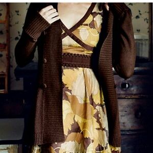 Marge Nevada Leaf Dress unlined size 2